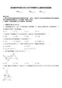 四川省巴中市名校2023-2024学年数学八上期末综合测试试题含答案