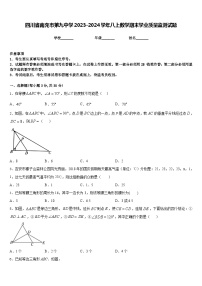 四川省南充市第九中学2023-2024学年八上数学期末学业质量监测试题含答案