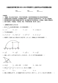 云南省玉溪市易门县2023-2024学年数学八上期末学业水平测试模拟试题含答案