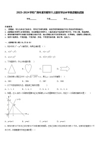 2023-2024学年广西岑溪市数学八上期末学业水平测试模拟试题含答案