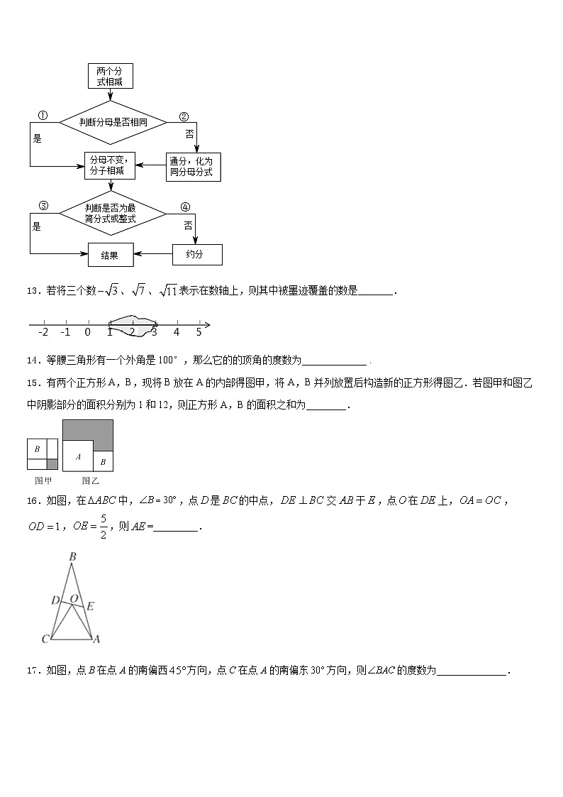 2023-2024学年安徽阜阳市数学八上期末学业水平测试试题含答案第3页