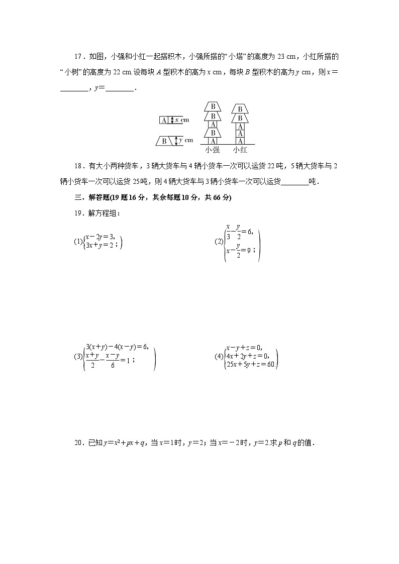 【核心素养】七年级下册8章热门考点整合应用 课件PPT+教案+随堂检测+课后练习03