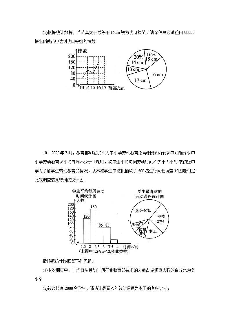 【核心素养】七年级下册10.3课题学习 从数据谈节水 课件PPT+教案+随堂检测+课后练习03