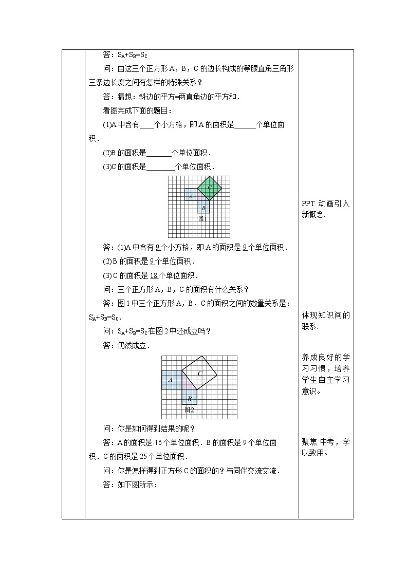【核心素养】人教版数学八年级下册17.1勾股定理(第1课时) 课件PPT+教案+随堂检测+课后练习02