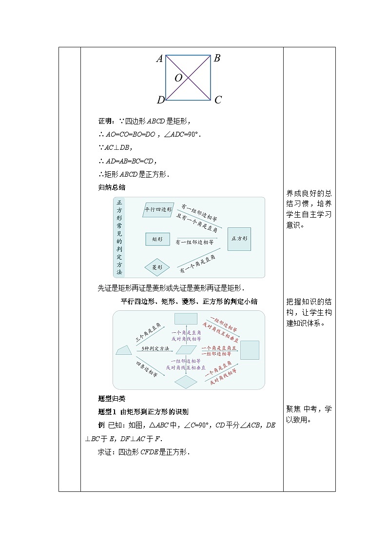 【核心素养】人教版数学八年级下册18.2.3正方形(第2课时) 课件PPT+教案+随堂检测+课后练习03