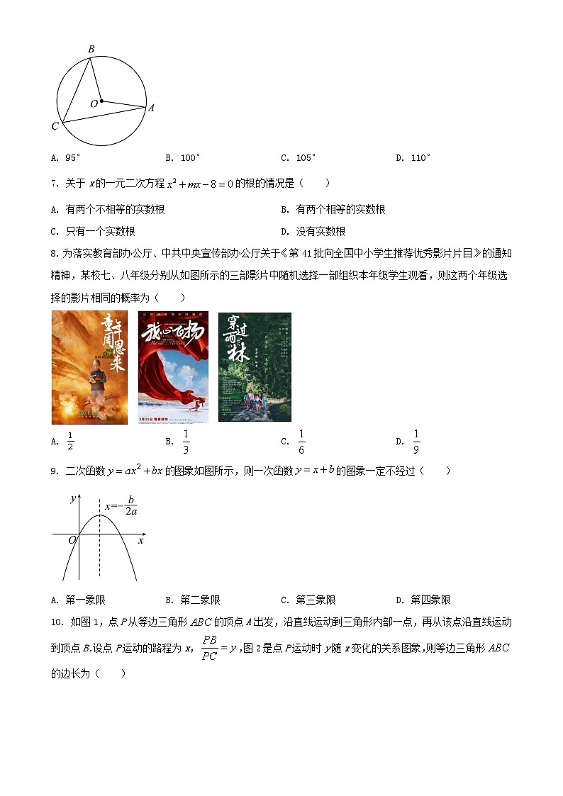 2023年河南中考数学真题及答案第2页