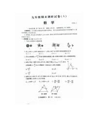 河南省安阳市滑县部分学校2023-2024学年上学期九年级元月期末调研数学试卷A