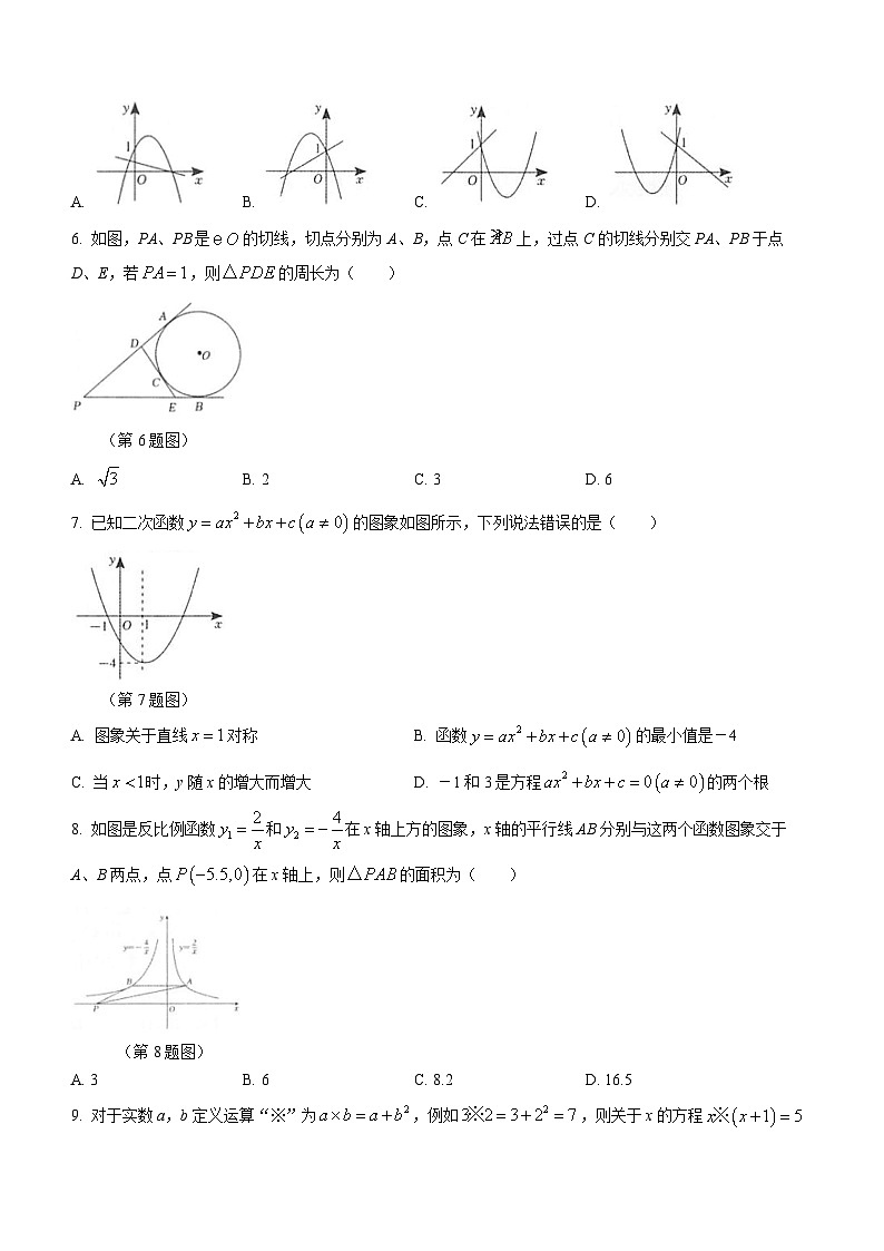 广西壮族自治区河池市凤山县2023-2024学年九年级上学期期末数学试题第2页