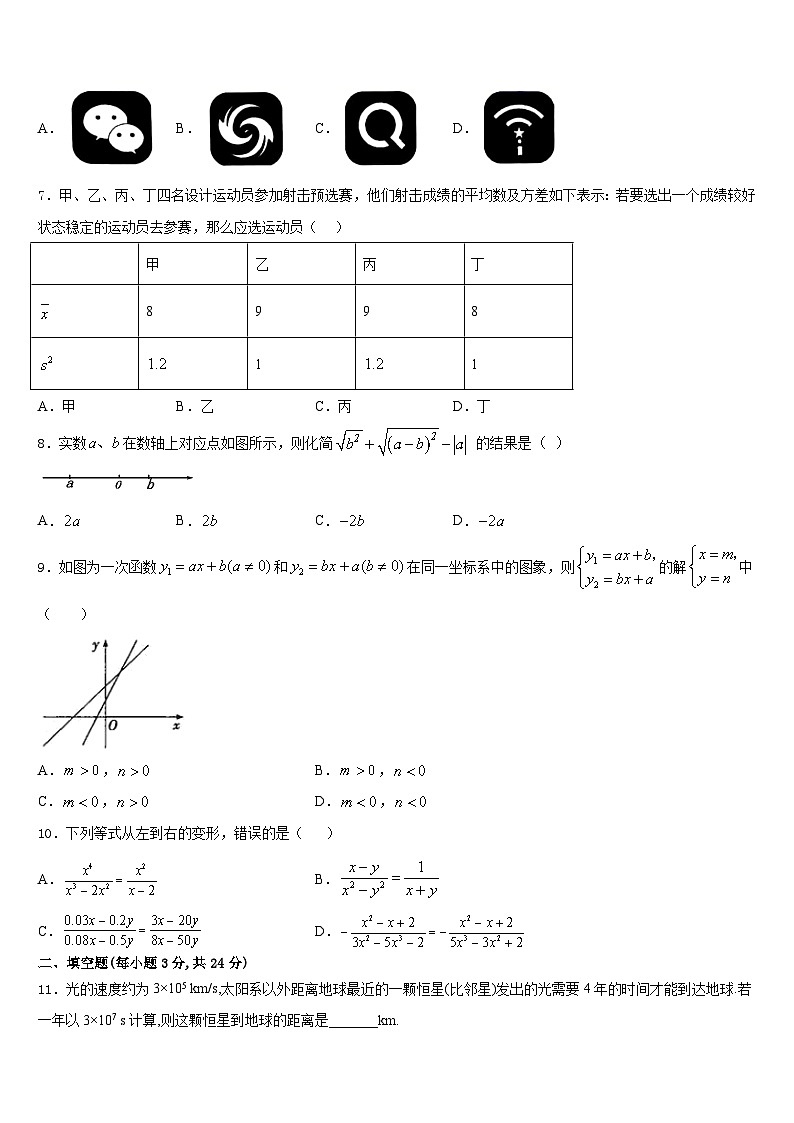 四川省成都市名校2023-2024学年八年级数学第一学期期末质量检测模拟试题含答案02