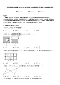 四川省资中县联考2023-2024学年八年级数学第一学期期末经典模拟试题含答案