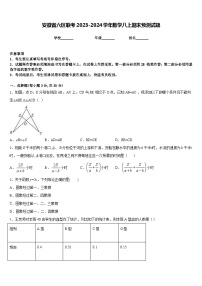 安徽省六区联考2023-2024学年数学八上期末预测试题含答案