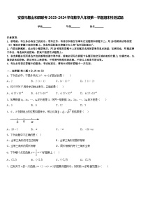 安徽马鞍山和县联考2023-2024学年数学八年级第一学期期末检测试题含答案