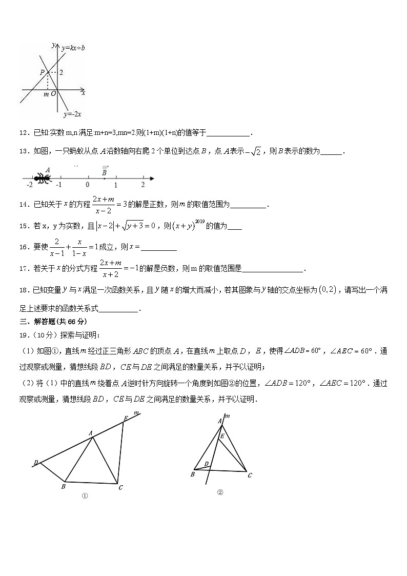 安徽省芜湖繁昌县联考2023-2024学年数学八年级第一学期期末达标测试试题含答案03