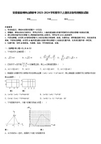 安徽省宿州砀山县联考2023-2024学年数学八上期末达标检测模拟试题含答案