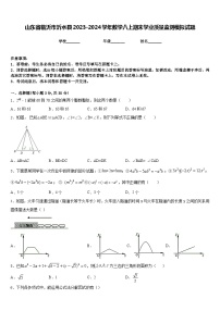 山东省临沂市沂水县2023-2024学年数学八上期末学业质量监测模拟试题含答案