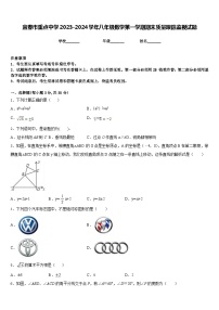 宜春市重点中学2023-2024学年八年级数学第一学期期末质量跟踪监视试题含答案