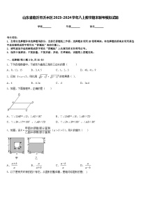 山东省临沂市沂水区2023-2024学年八上数学期末联考模拟试题含答案