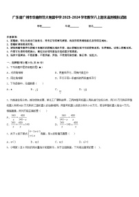 广东省广州市华南师范大附属中学2023-2024学年数学八上期末监测模拟试题含答案