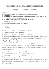 广东省中山市名校2023-2024学年八上数学期末学业质量监测模拟试题含答案