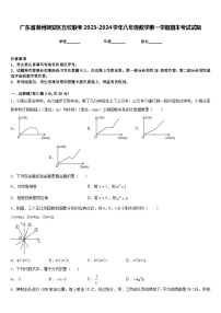 广东省潮州潮安区五校联考2023-2024学年八年级数学第一学期期末考试试题含答案