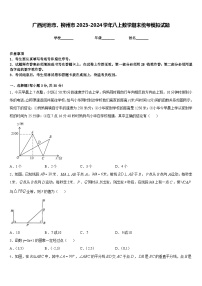 广西河池市、柳州市2023-2024学年八上数学期末统考模拟试题含答案