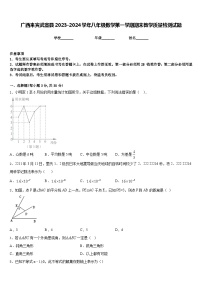 广西来宾武宣县2023-2024学年八年级数学第一学期期末教学质量检测试题含答案