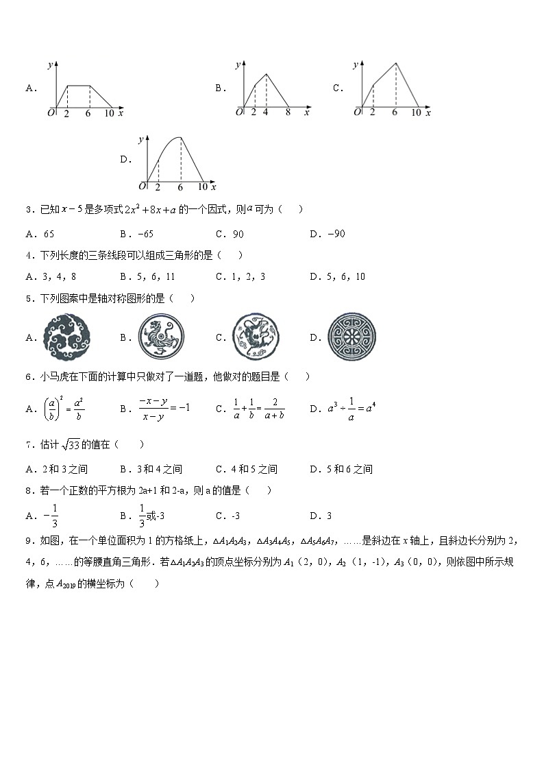 广西柳州市2023-2024学年数学八年级第一学期期末达标测试试题含答案02