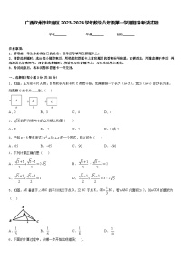 广西钦州市钦南区2023-2024学年数学八年级第一学期期末考试试题含答案