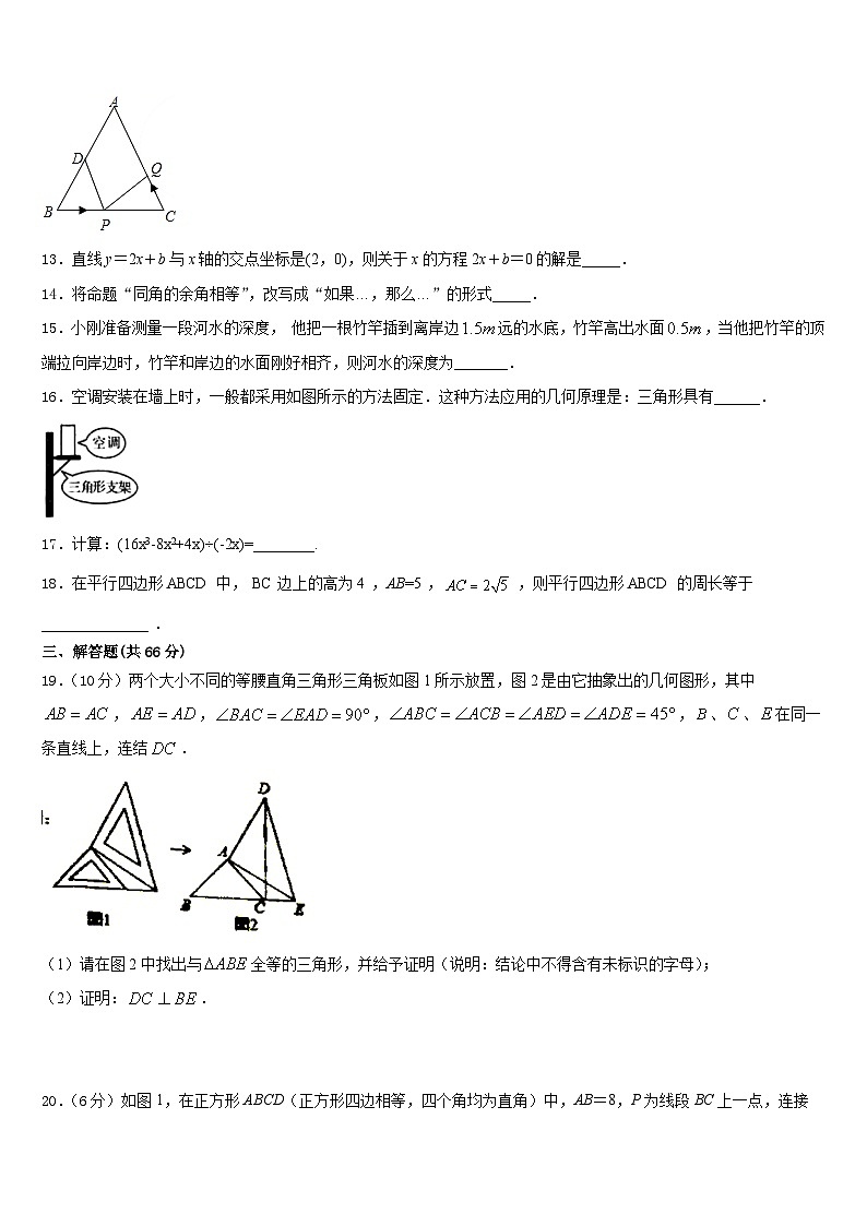广西南宁市武鸣区2023-2024学年八上数学期末调研试题含答案03
