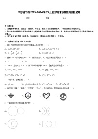 江苏省丰县2023-2024学年八上数学期末质量检测模拟试题含答案