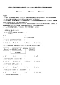 新疆生产建设兵团27团中学2023-2024学年数学八上期末联考试题含答案