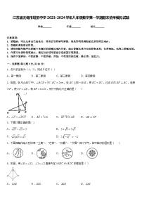 江苏省无锡市塔影中学2023-2024学年八年级数学第一学期期末统考模拟试题含答案