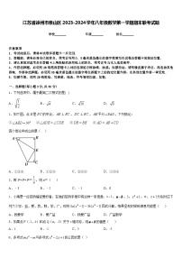 江苏省徐州市泉山区2023-2024学年八年级数学第一学期期末联考试题含答案