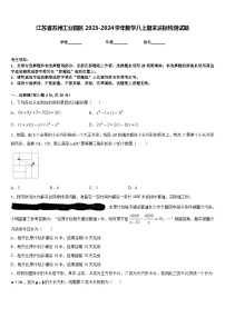 江苏省苏州工业园区2023-2024学年数学八上期末达标检测试题含答案