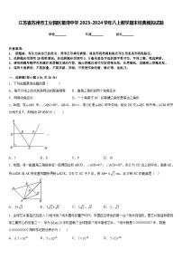 江苏省苏州市工业园区星湾中学2023-2024学年八上数学期末经典模拟试题含答案