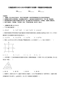 江西省抚州市2023-2024学年数学八年级第一学期期末统考模拟试题含答案