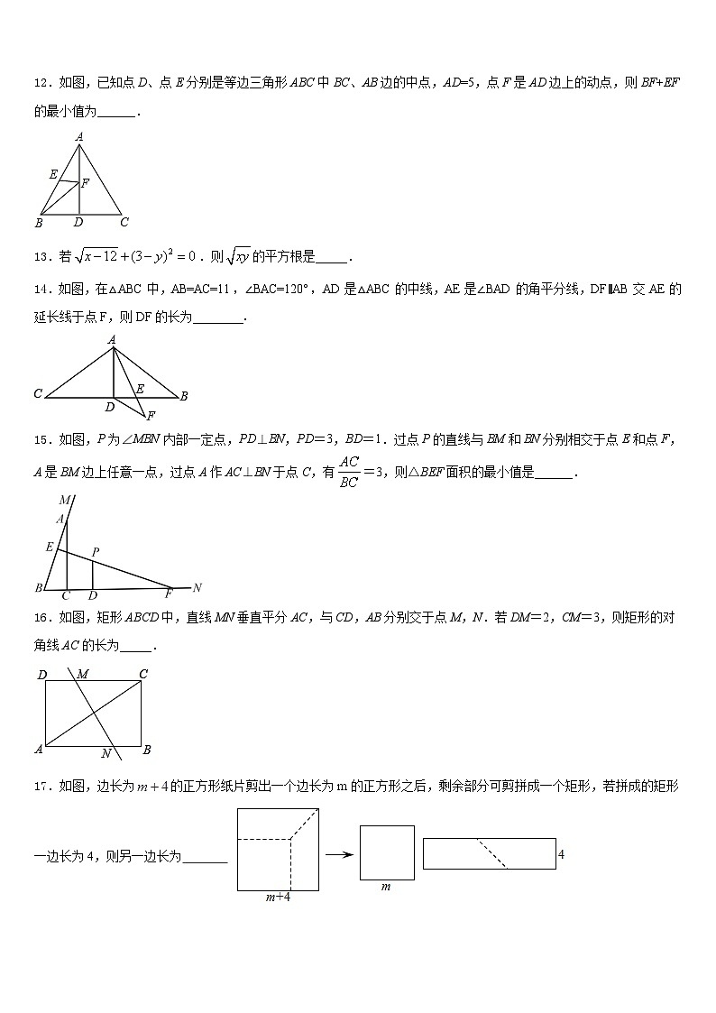 江西省赣州市宁都县2023-2024学年数学八上期末教学质量检测模拟试题含答案第3页