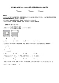 河北保定竞秀区2023-2024学年八上数学期末综合测试试题含答案