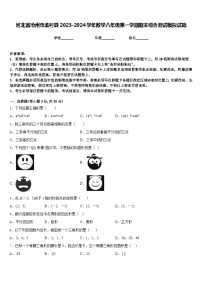 河北省沧州市孟村县2023-2024学年数学八年级第一学期期末综合测试模拟试题含答案