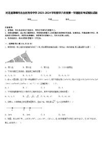 河北省邯郸市丛台区育华中学2023-2024学年数学八年级第一学期期末考试模拟试题含答案