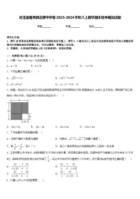 河北省隆尧县北楼中学等2023-2024学年八上数学期末统考模拟试题含答案