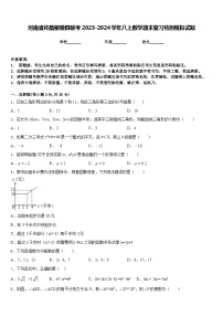 河南省许昌鄢陵县联考2023-2024学年八上数学期末复习检测模拟试题含答案