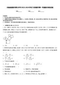 河南省信阳市第九中学2023-2024学年八年级数学第一学期期末预测试题含答案