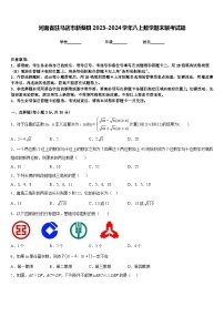 河南省驻马店市新蔡县2023-2024学年八上数学期末联考试题含答案