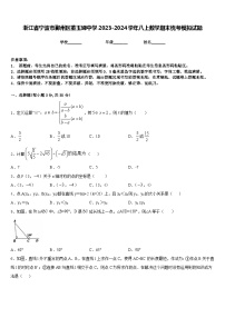 浙江省宁波市鄞州区董玉娣中学2023-2024学年八上数学期末统考模拟试题含答案