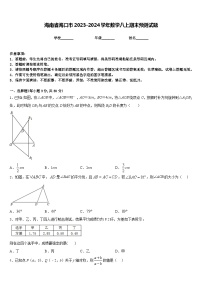 海南省海口市2023-2024学年数学八上期末预测试题含答案