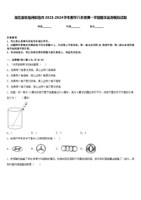 湖北省恩施州恩施市2023-2024学年数学八年级第一学期期末监测模拟试题含答案