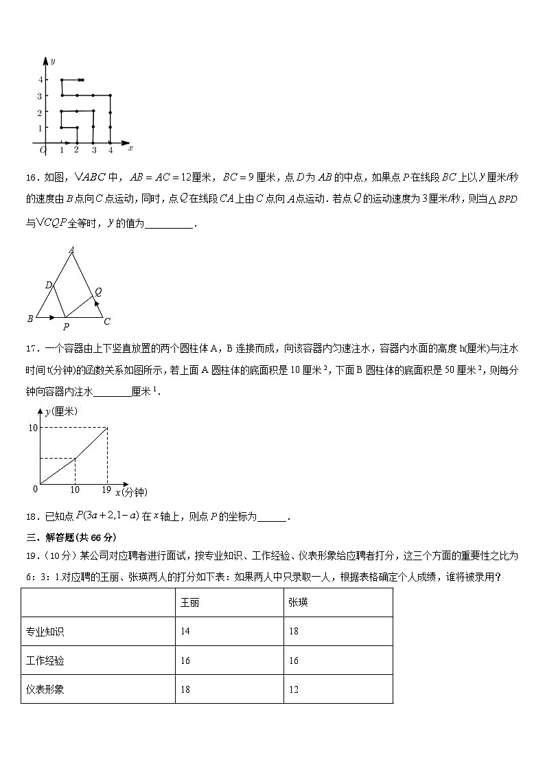 湖北省麻城市张家畈镇中学2023-2024学年八年级数学第一学期期末监测模拟试题含答案第3页