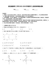 湖北省随州市二中学2023-2024学年数学八上期末联考模拟试题含答案