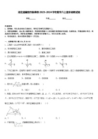 湖北省襄阳市保康县2023-2024学年数学八上期末调研试题含答案